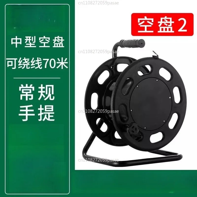 Stainless Steel Cable Reel – Network, Audio & Wire Spool Disk