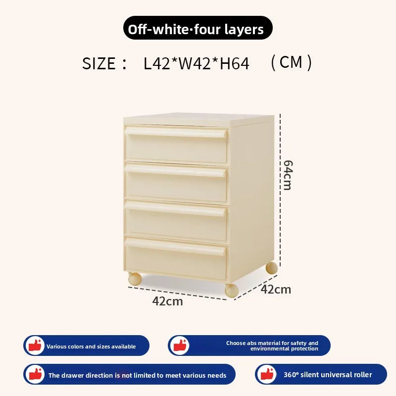 Removable Panda Cabinet Medieval Bedside Table Ins Plastic