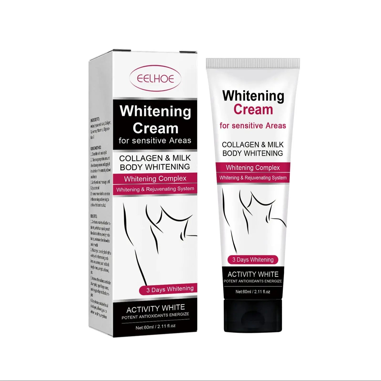 EELHOE Underarm Brightening Cream – Dark Armpit Repair 60ml Underarm Brightening Cream Oasis Select 60ml