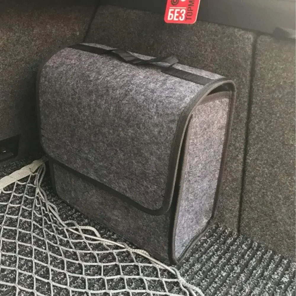Car Storage Box Felt Small Trunk Storage Portable Car Foldable Storage Box Oasis Select