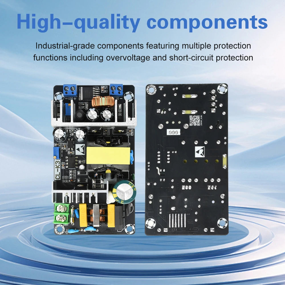 AC 100-240V/DC 141-339V to 18-33V/1.25-31V Switch Power Supply 180W Power Module Buck Converter Dual output Electronic Kit Oasis Select