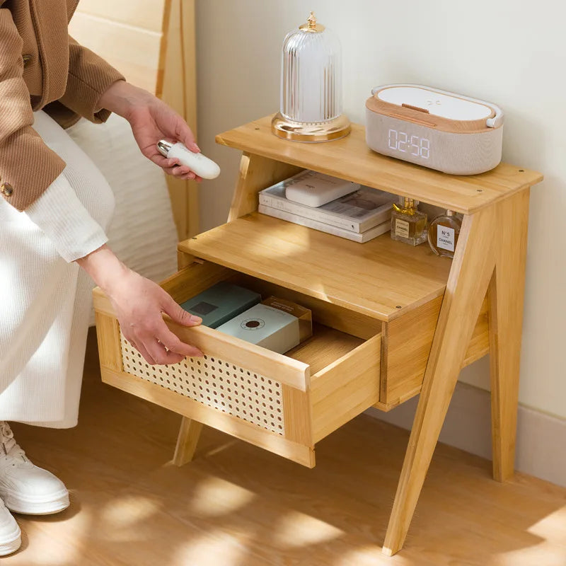 Bedside table, bedroom simple modern small cabinet, simple small bedside storage cabinet, household new storage bedside cabinet Oasis Select