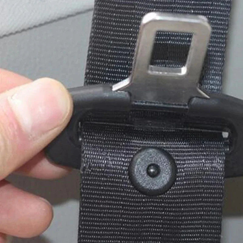 5/10/20pcs Car Parts Auto Safety Seat Belt Black Plastic Stopper Pitch Limit Buckle Clip Retainer Retainer Seatbelt Stop Button Oasis Select