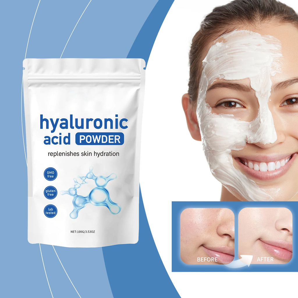 Hyaluronic Acid Moisturizing Jelly Mask Hydrating Anti Aging Smoothing Firming Nourishing Skin Care Powder To Gel Facial Mask Oasis Select