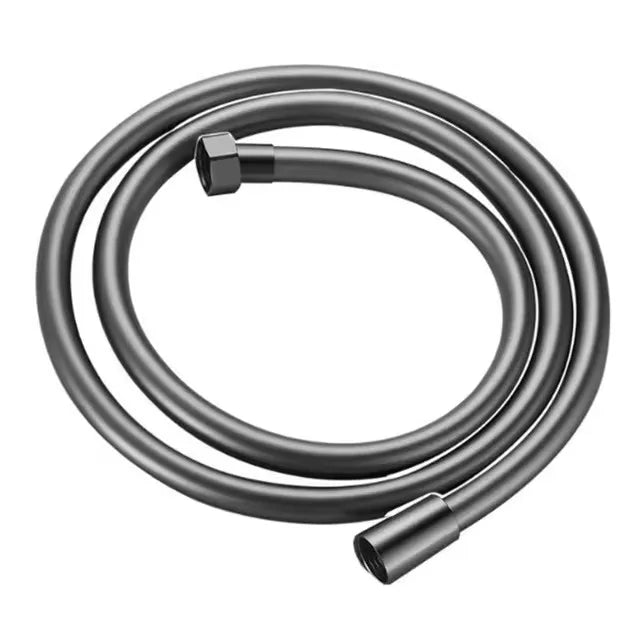 1.5/2/3m Grey PVC Flexible Handheld Shower Hose Pipe Flexible Anti Winding Explosion-proof Shower Tube Bathroom Accessories Oasis Select Grey 150cm