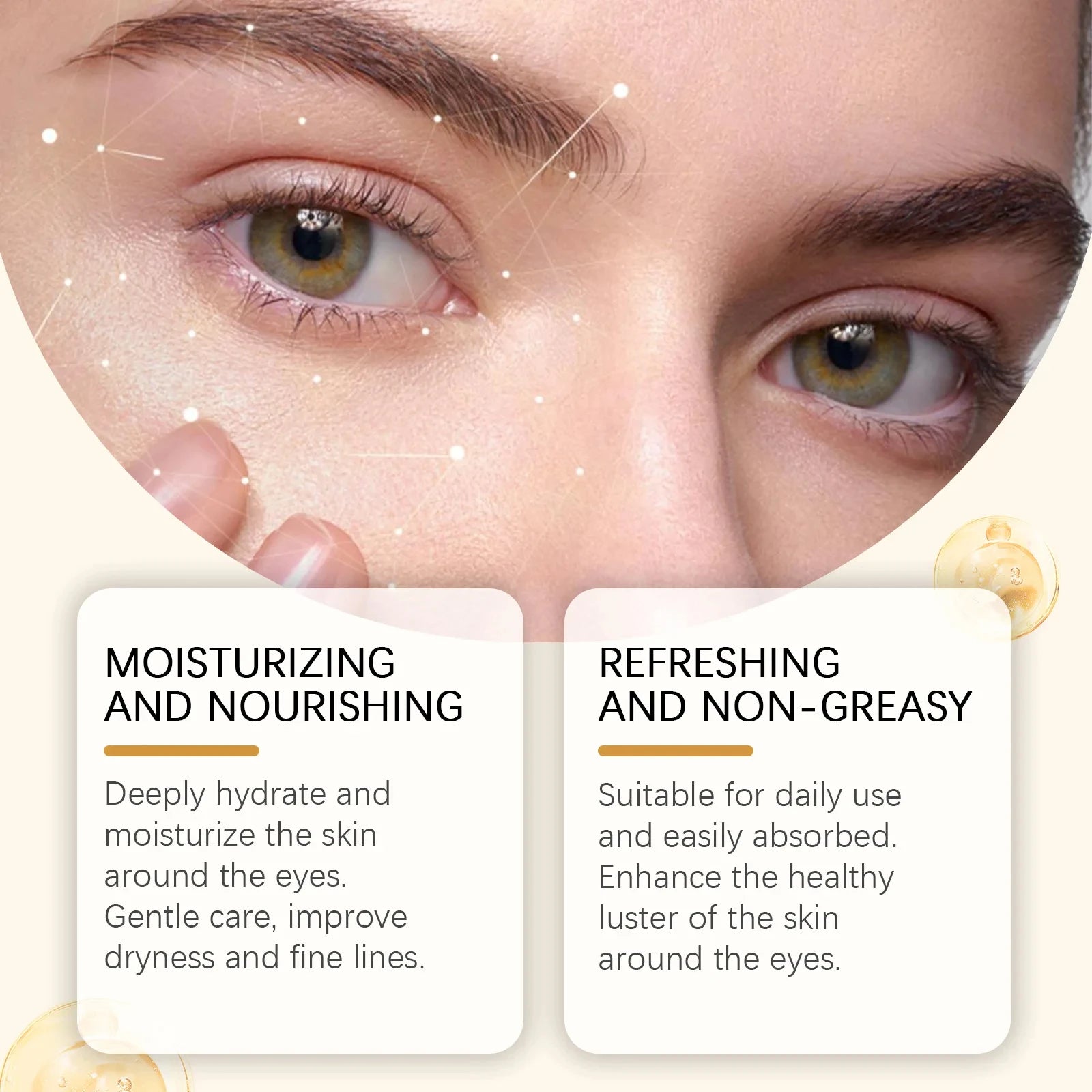5D Peptide Anti-wrinkle Eye Cream Firming Remove Dark Circles Reduces Fine Lines Crow's Feet Smoothing Nourishing Eye Care Oasis Select