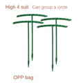 Semi Circular Plant Support RingTomato Pepper Greenhouse Gardening Sturdy Plastic Plant Stake Holder Vegetable Flower Growth Aid Oasis Select 24x14 4pcs