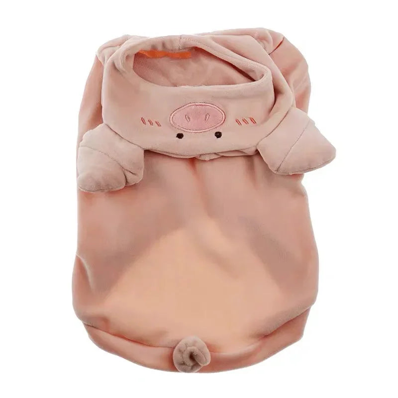 Dog Clothes for Small Medium Dogs Cow Pig Styling Outfit for French Bulldog Pet Puppy Clothing Funny Halloween Xams Dog Costume Oasis Select Pig L