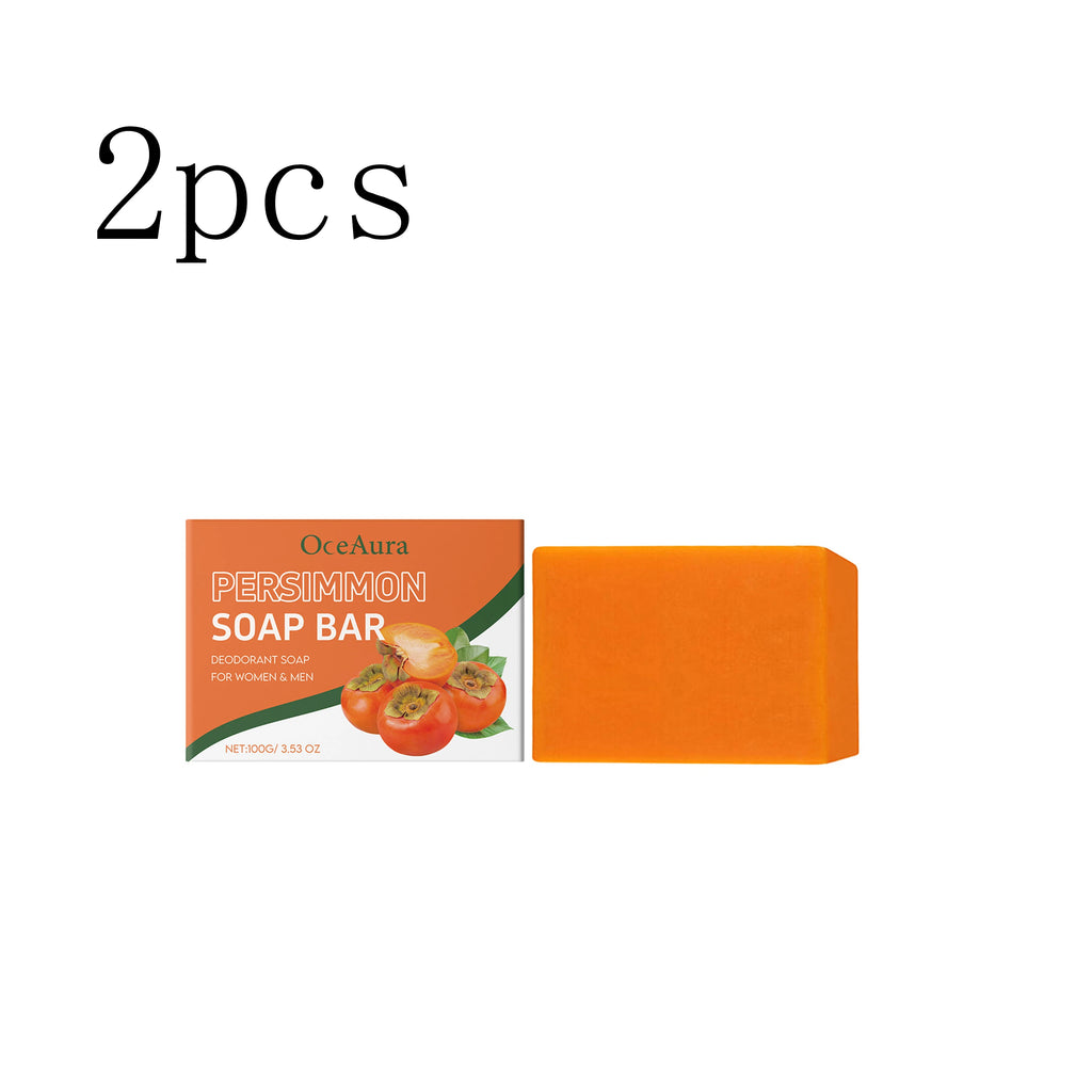 Persimmon Bath Soap – Exfoliating, Moisturizing Body Bar Exfoliating Bar Soap Oasis Select 2boxed