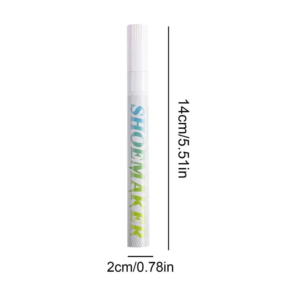 Fabric Shoe Markers Portable Leather Dye Marker Pens for Shoes Professional Repairing Fading Pen Shoe Marker Antioxidant Pen Oasis Select White