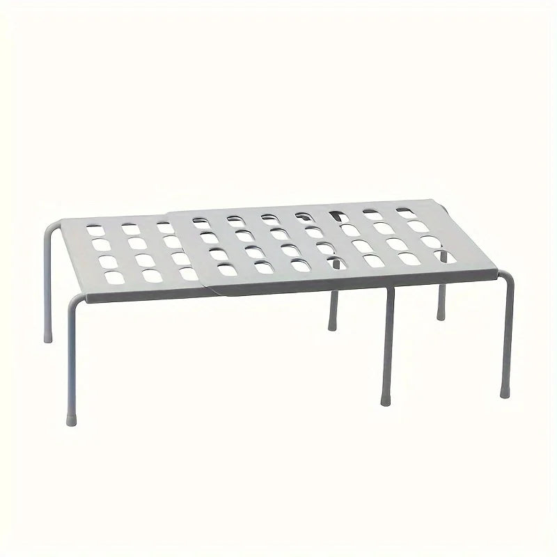 Adjustable Plastic Shoe Rack Multi-Tier Storage Organizer Space Saving for Sneakers Slippers Home Dorm Closet White Gray Modern Oasis Select grey.