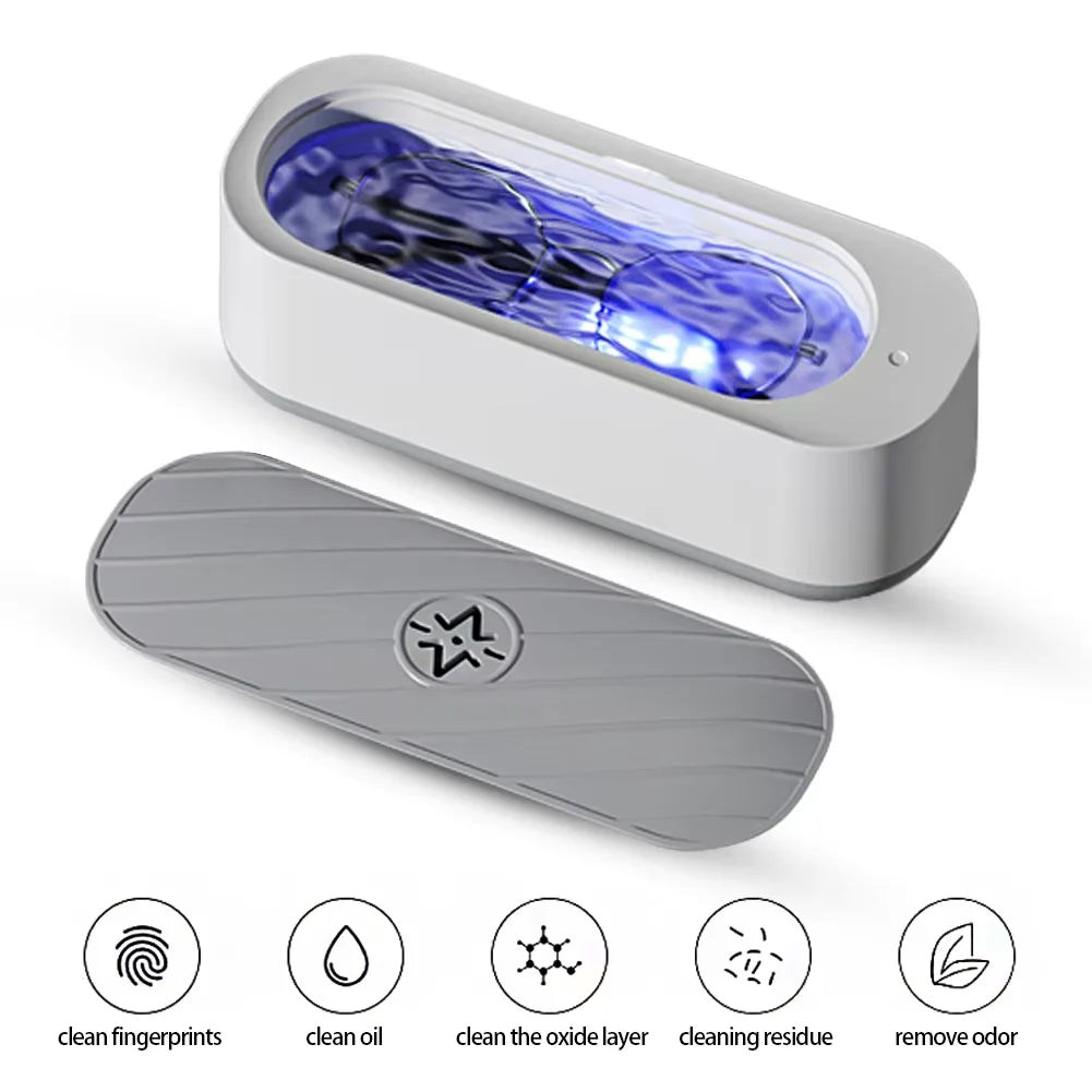 URGGU Ultrasonic Jewelry Cleaner – USB Rechargeable with UV