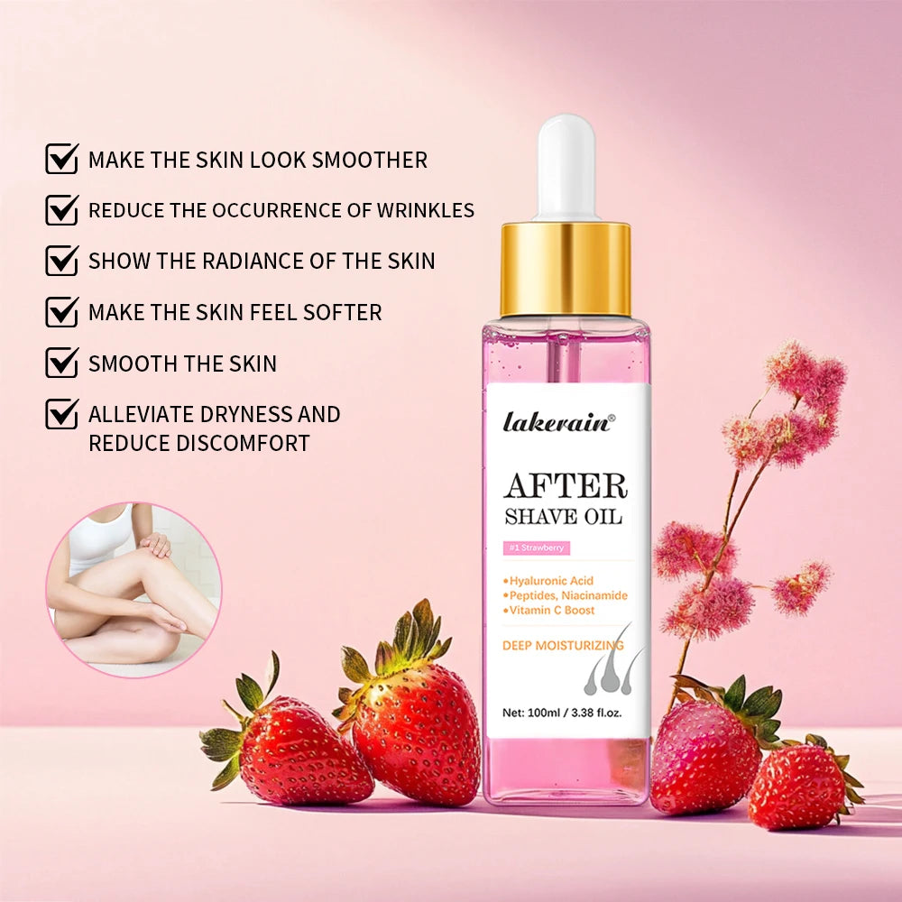 Strawberry After Shave Oil – Moisturizing Post-Shave Skin Oil