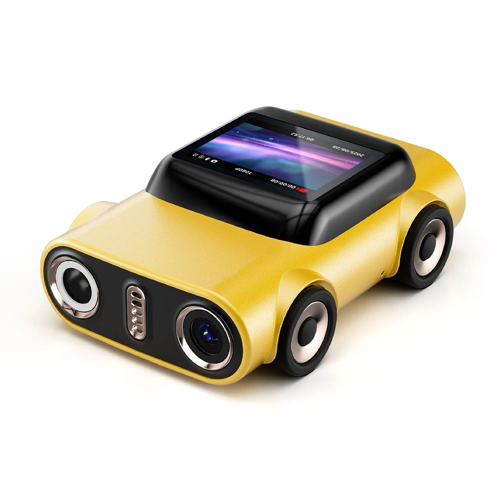 2K HD Car-Shaped Keychain Camera | 130° Wide Angle Auto Focus