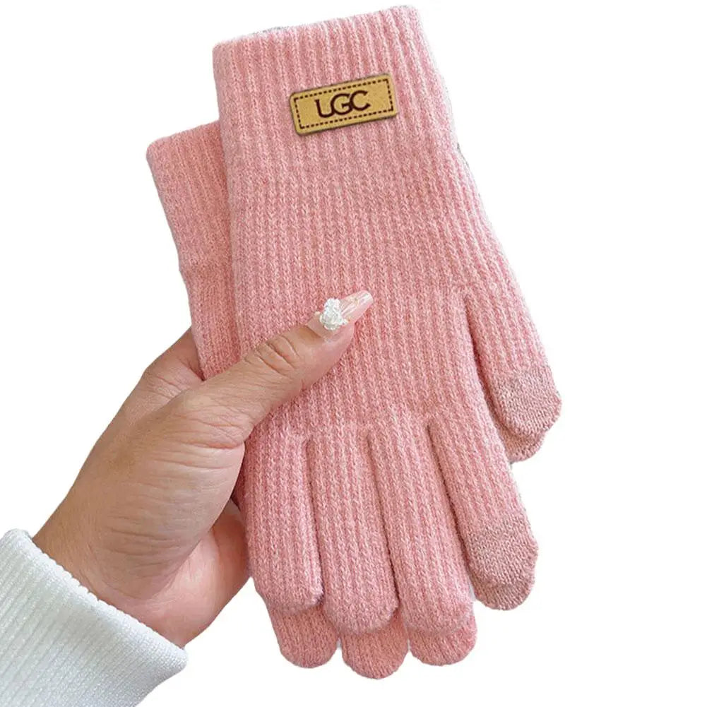 Fleece-Lined Windproof Winter Gloves – Warm & Anti-Slip