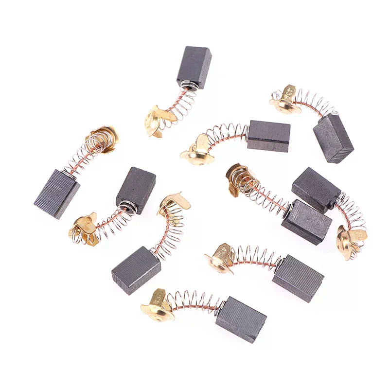 10Pcs Angle Grinder Carbon Brushes 7*11*17mm Power Tool Motors Spare Parts Oasis Select