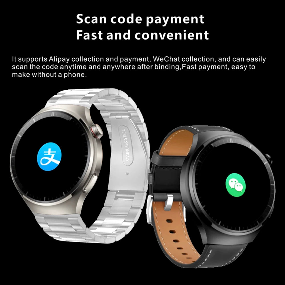 Smart Watch Men 1.62'' HD Screen Blue Tooth Call Compass NFC Sports Fitness Waterproof Smartwatch Health Monitoring AI Voice Oasis Select