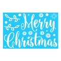 Christmas Electrostatic Window Stickers – Santa & Reindeer Holiday Window Clings Oasis Select O 20 30CM