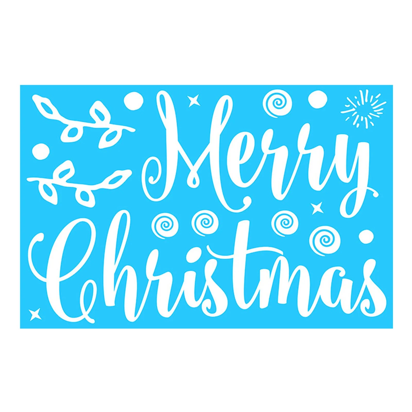 Christmas Electrostatic Window Stickers – Santa & Reindeer Holiday Window Clings Oasis Select O 20 30CM
