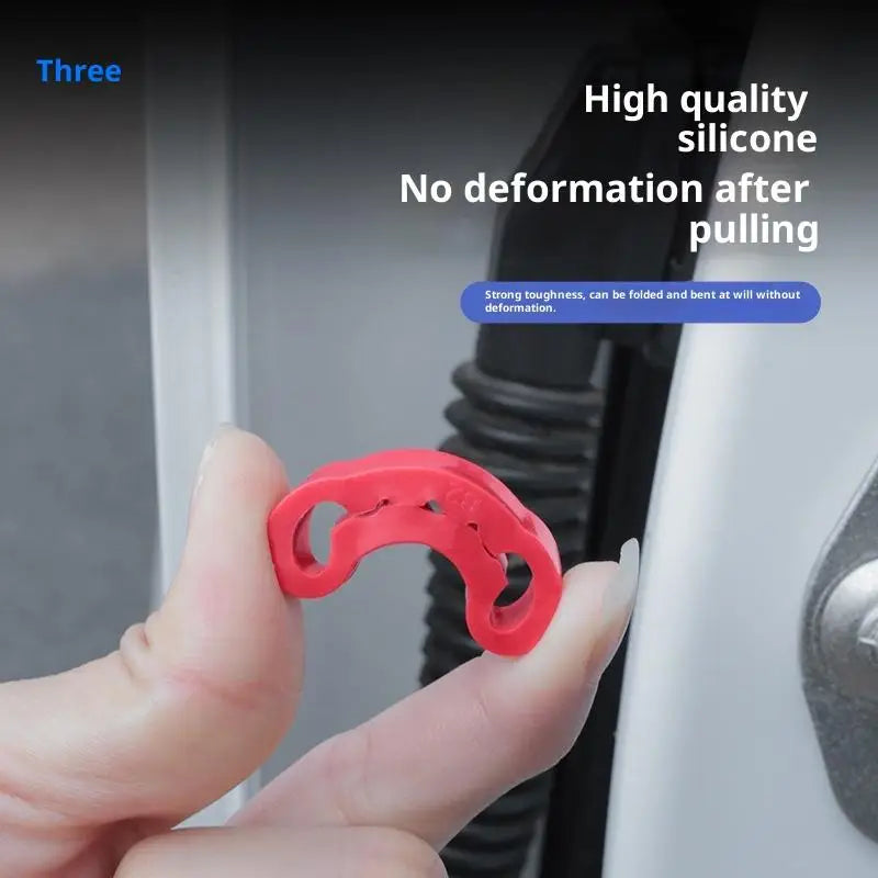 4Pcs Car Door Lock Buffer Pads – Quiet Close for Audi A1 A3 Q2 Q3