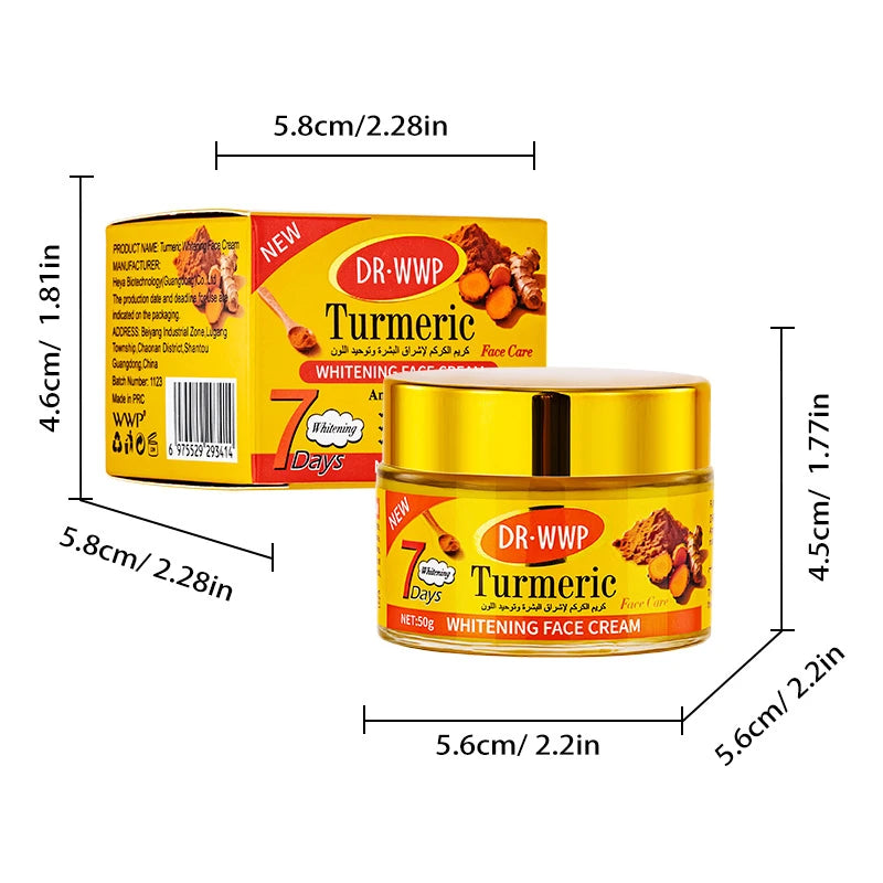JEAN MISS AHA & Turmeric Face Cream – Firming Moisturizer
