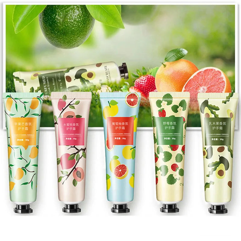 10-Piece Fruity Floral Hand Cream Set – Moisturizing & Nourishing Hand Cream Set Oasis Select