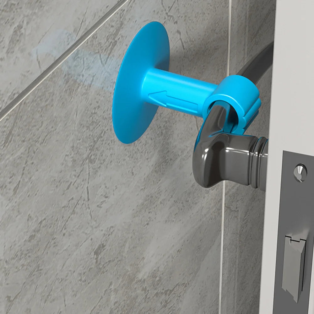 Soft Silicone Door Stopper Anti-damage Wall Protector Suction Cup Door Handle Bumper Mute Protect Walls Furniture Fittings Oasis Select
