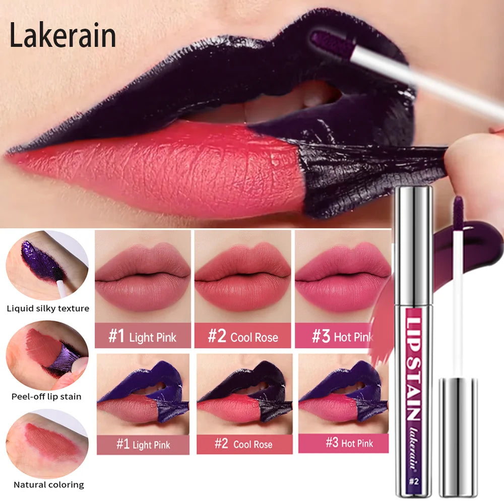 Lakerain Peel Off Lip Stain – Waterproof Long-Lasting Lip Tint