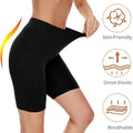 S-XXXL Seamless High Waisted Tummy Control Booty Lifting Yoga Boyshorts Plus Size Bottoms for Women Gym Cycling Casual Summer Oasis Select XXXL Black