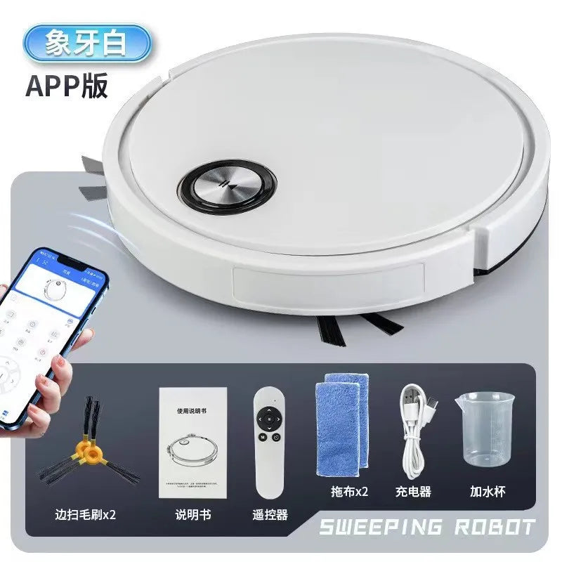 APP-Controlled Robot Vacuum & Mop with Water Tank | Smart Clean