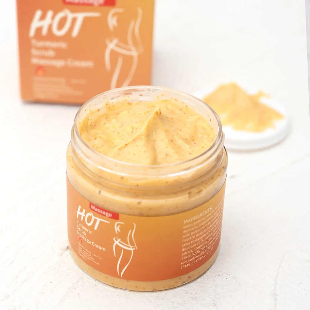 Turmeric Walnut Shell Exfoliating Firming Body Scrub Cream