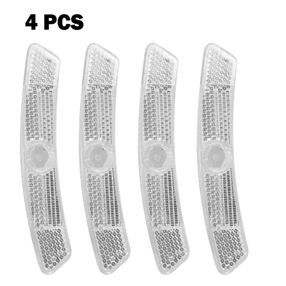4pcs Bike Spoke Reflector 25*20mm Steel Fixed Rain Sun Protection Bicycle Parts For Mountain Bike Outdoor Riding Accessories Oasis Select