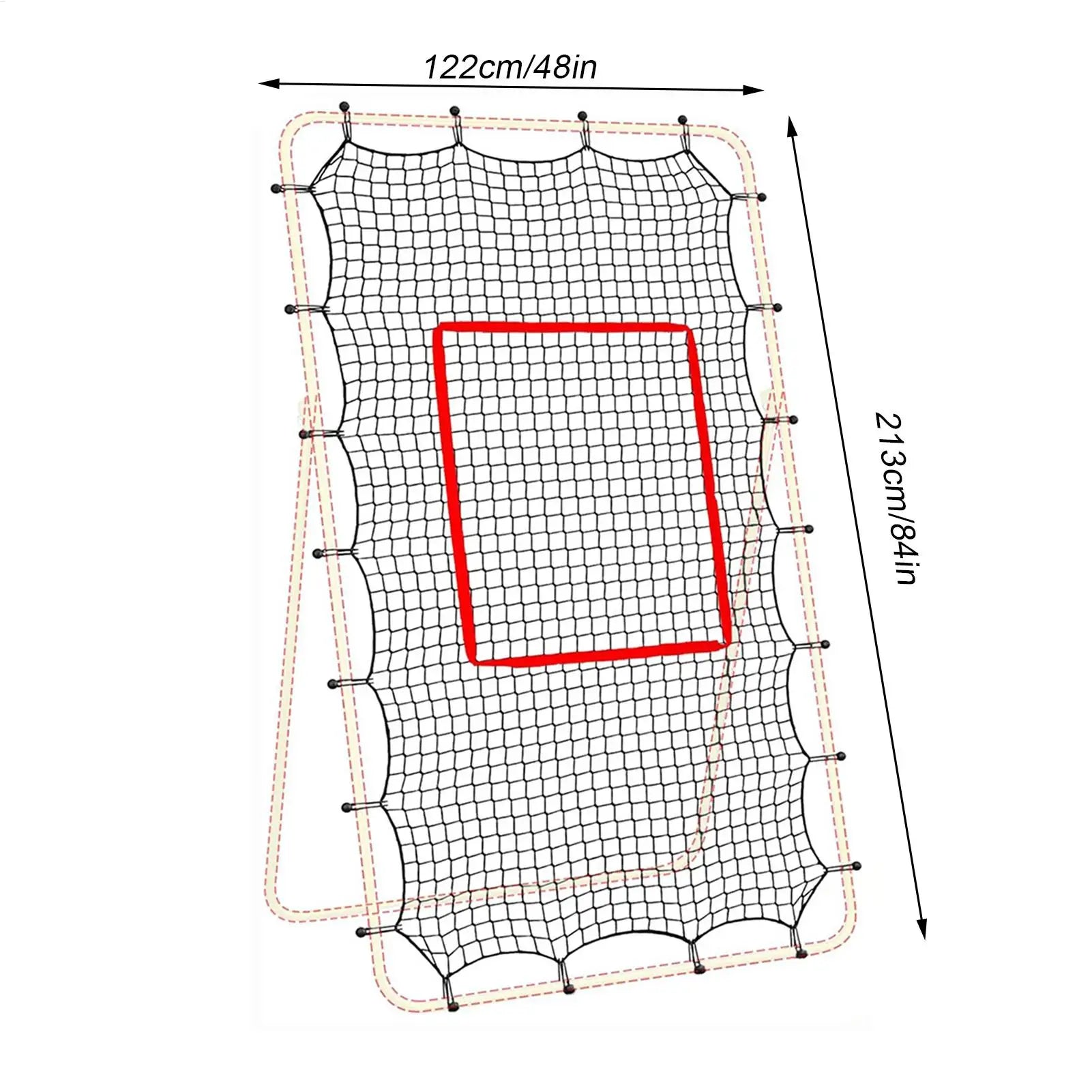 Volleyball Return Net 7x4ft Heavy Duty Training Equipment Sports Rebounder with Elastic Rope & Target for Outdoor Backyard Court Oasis Select