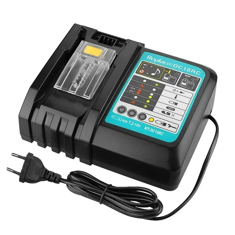 18V 6000mAh For Makita Battery Rechargeable Power Tools Battery with LED Li-ion Replacement LXT BL1860B BL1860 BL1850 3A Charger Oasis Select 1 Charger