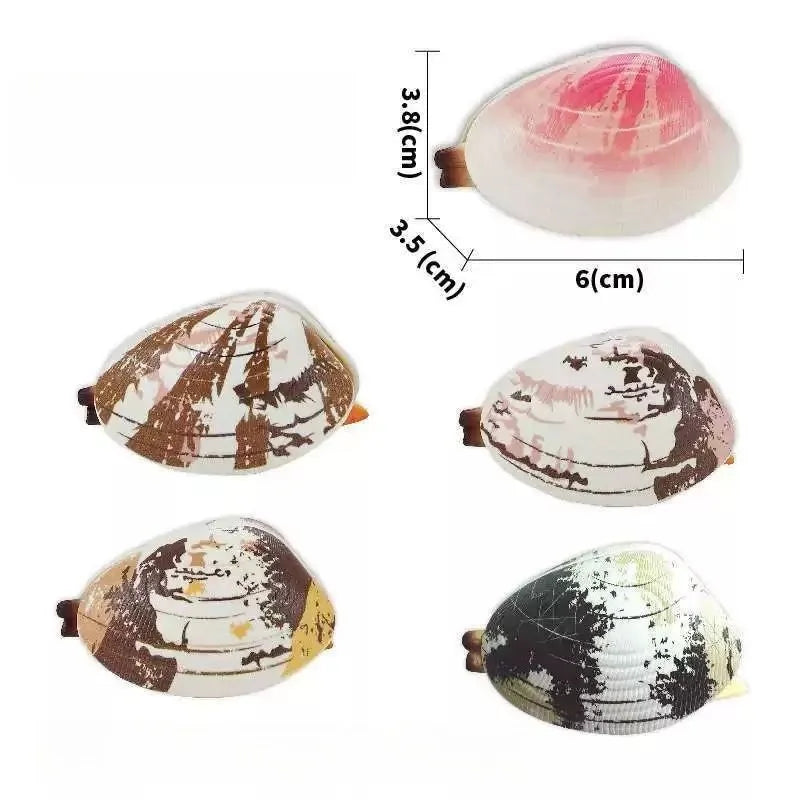 5Pcs Water Spraying Clam Toy Flower Armor Prank Shell Decompression Funny Simulation Toy for Kids Stress Reliever Toys Oasis Select