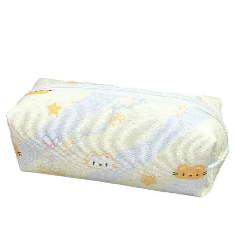 Cute Cat Pencil Box Cartoon Cat Large Capacity Pencil Case Multifunctional Storage Bag Cosmetic Bag Student Stationery Gifts Oasis Select A