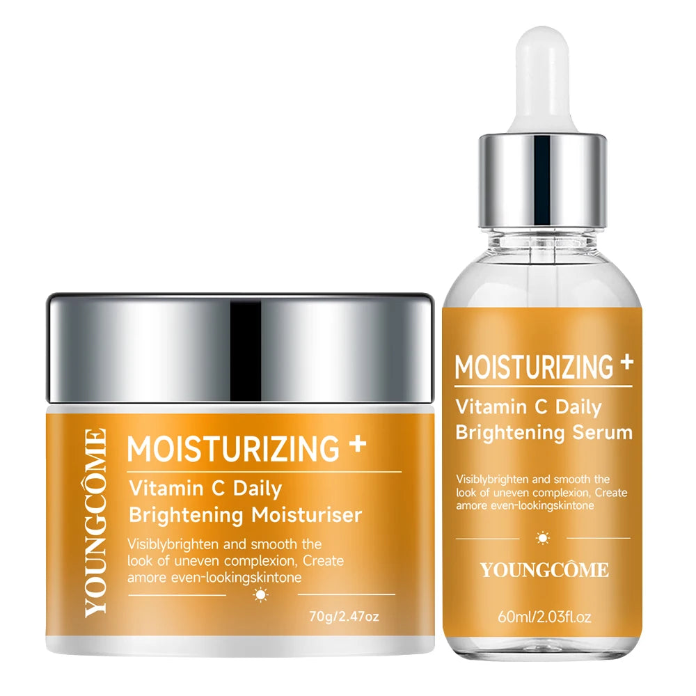 Vitamin C Serum & Moisturizer Set – Brighten & Hydrate Skin