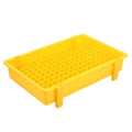 1PCS Thickened Plastic Lithium Battery Storage Box For 18650 Cells - Divided Transport And Turnover Tray Oasis Select Yellow