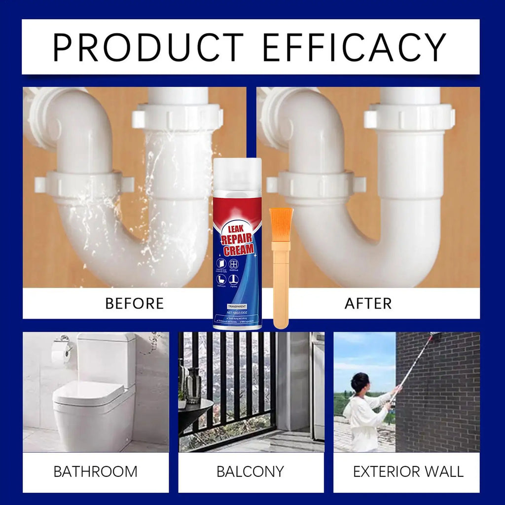Leak Repair Waterproof Sealant Super Strong Bonding Household Seal Repair Tool Mighty Sealant Cream Coating Sealant 100g Oasis Select