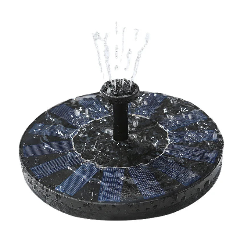 Mini Solar Water Fountain Pool Pond Waterfall Fountain Garden Decoration Outdoor Bird Bath Solar Powered Fountain Floating Water Oasis Select