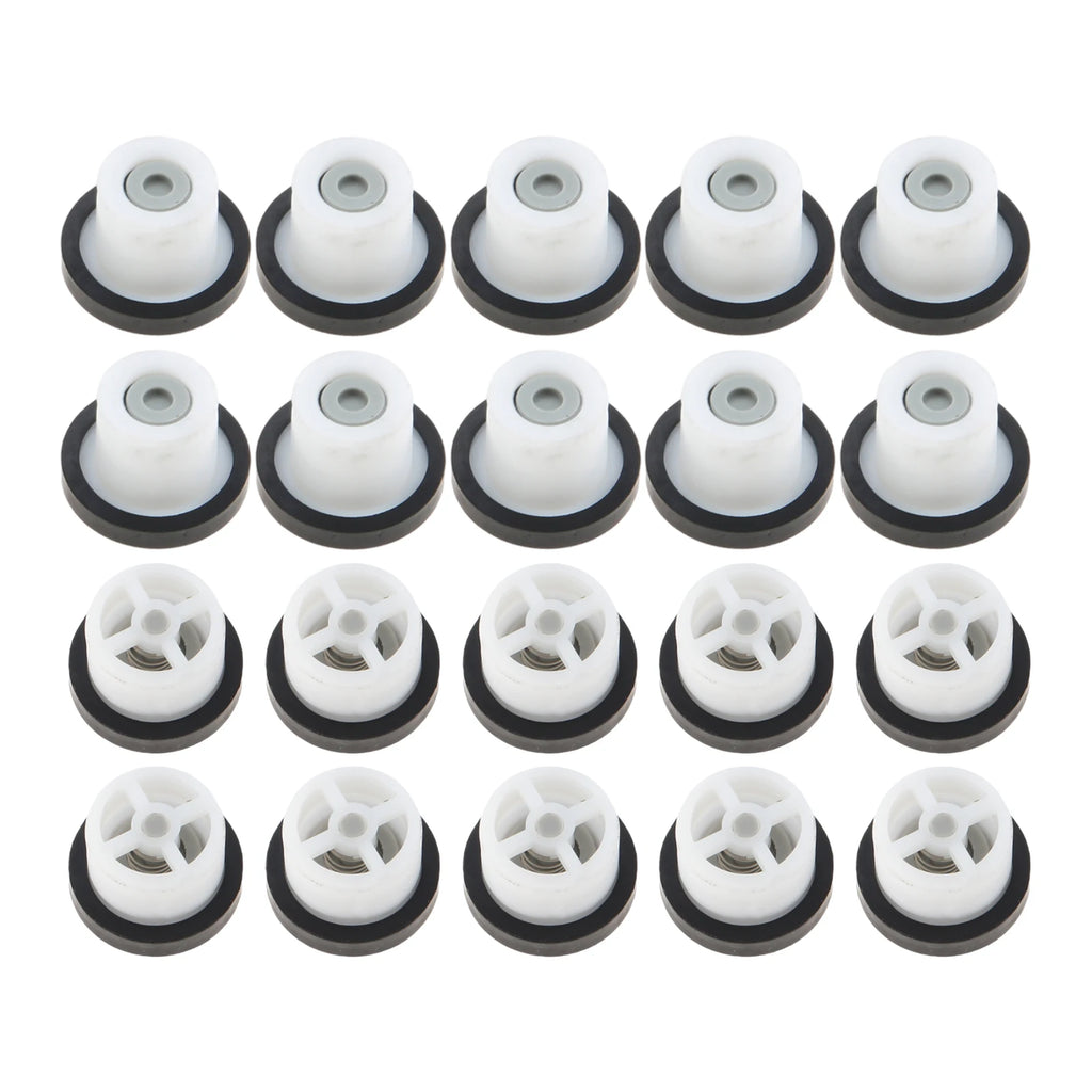 10Pcs POM Shower Check Valve Anti‑Backflow Sealing Gasket One‑Way Non‑Return Valve for Shower Head Mixing Valve Plumbing System Oasis Select