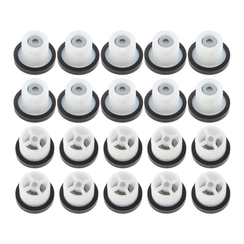 10Pcs POM Shower Check Valve Anti‑Backflow Sealing Gasket One‑Way Non‑Return Valve for Shower Head Mixing Valve Plumbing System Oasis Select