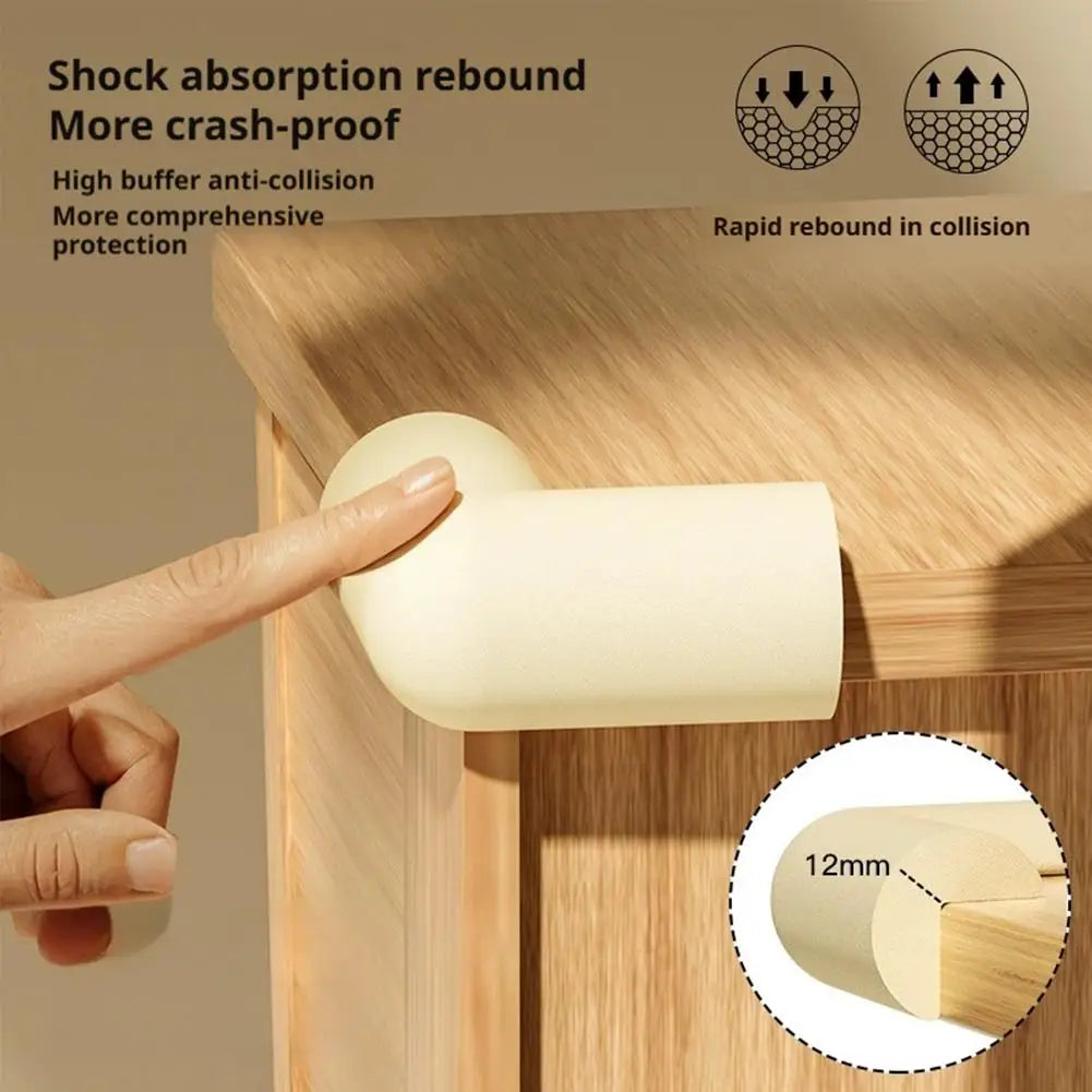 10-Pack NBR Table Corner Protectors for Baby & Child Safety