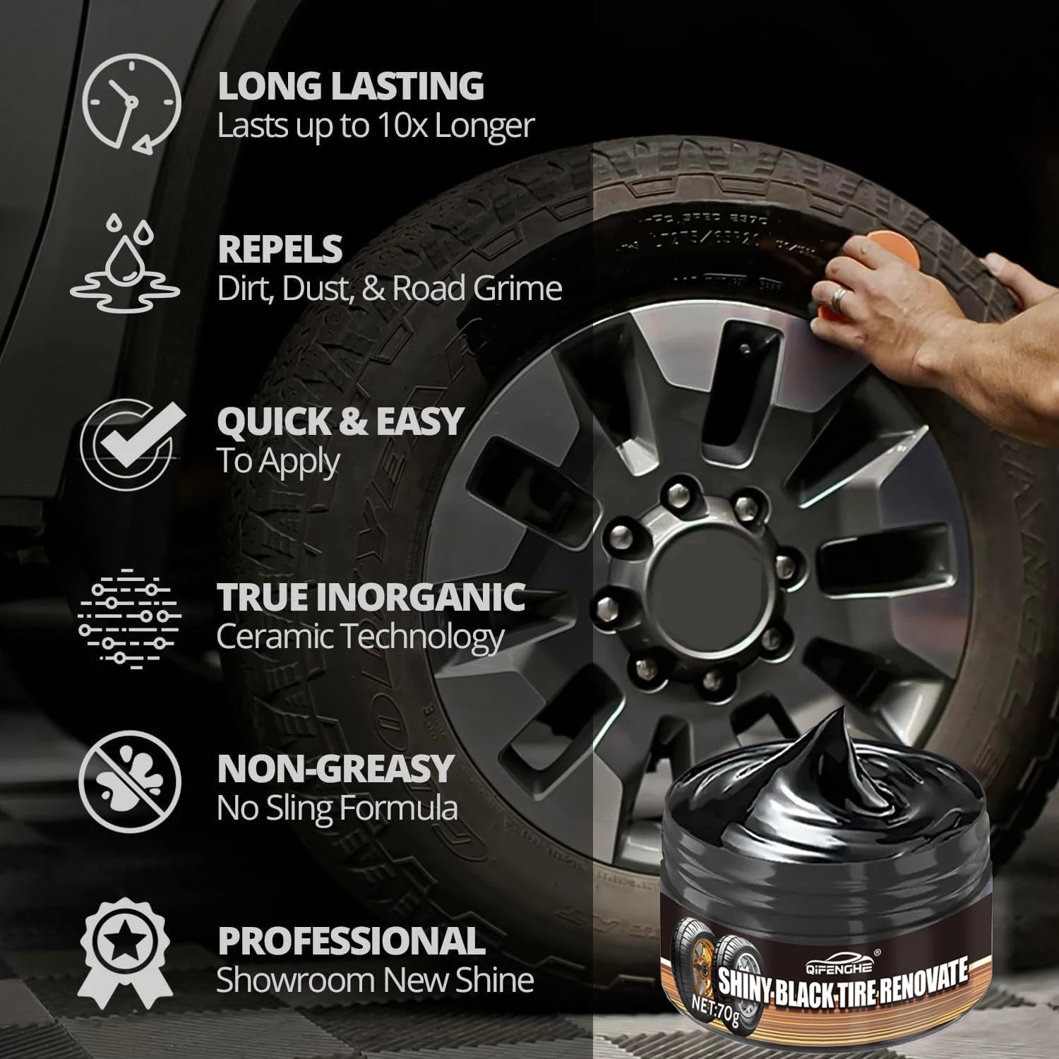Tire & Wheel Shine Wax – Restore, Protect & Enhance Car Finish