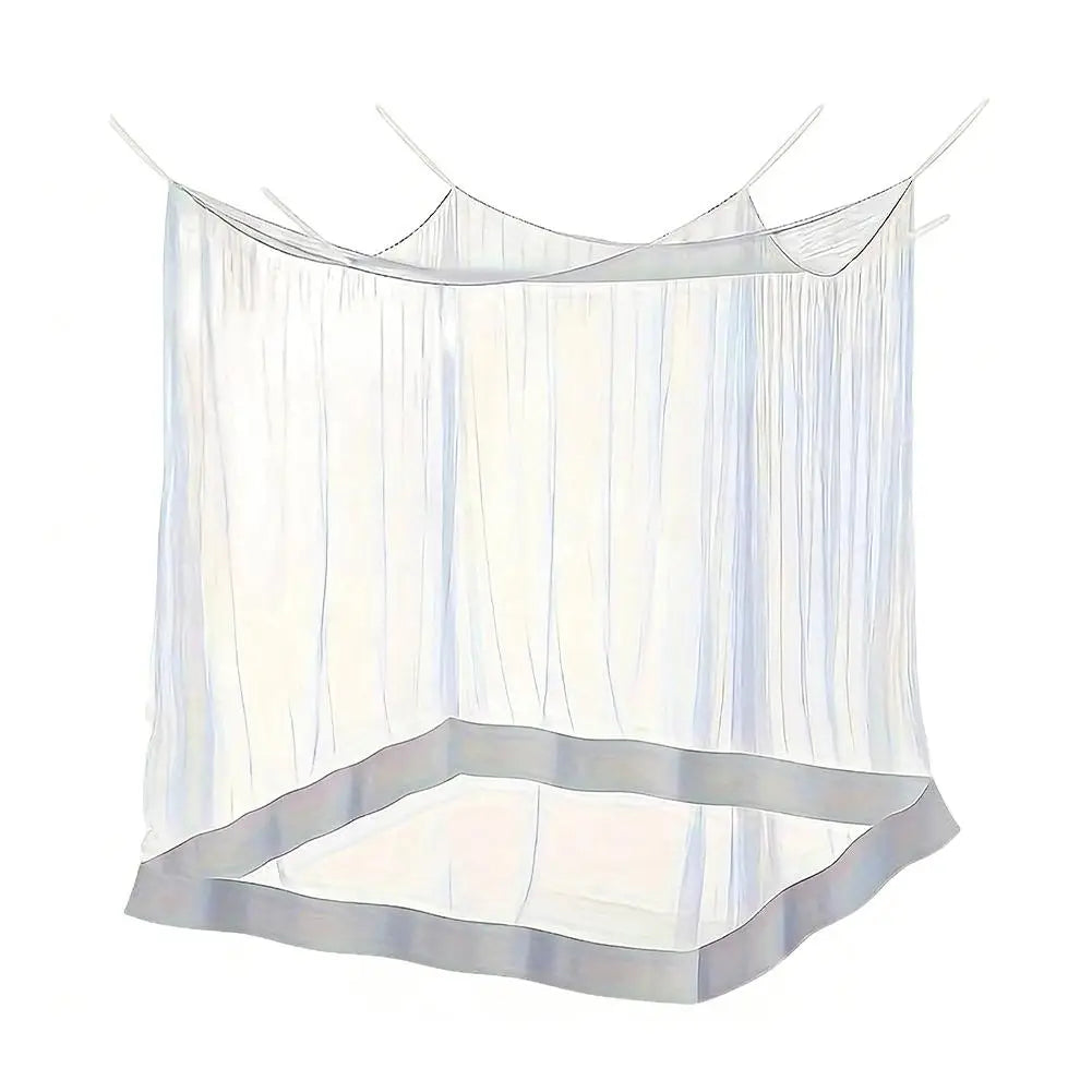 Outdoor Camping Mosquito Net Large White Breathable Insect-Proof Protective Tent Portable Bedroom Bed Curtain Oasis Select White
