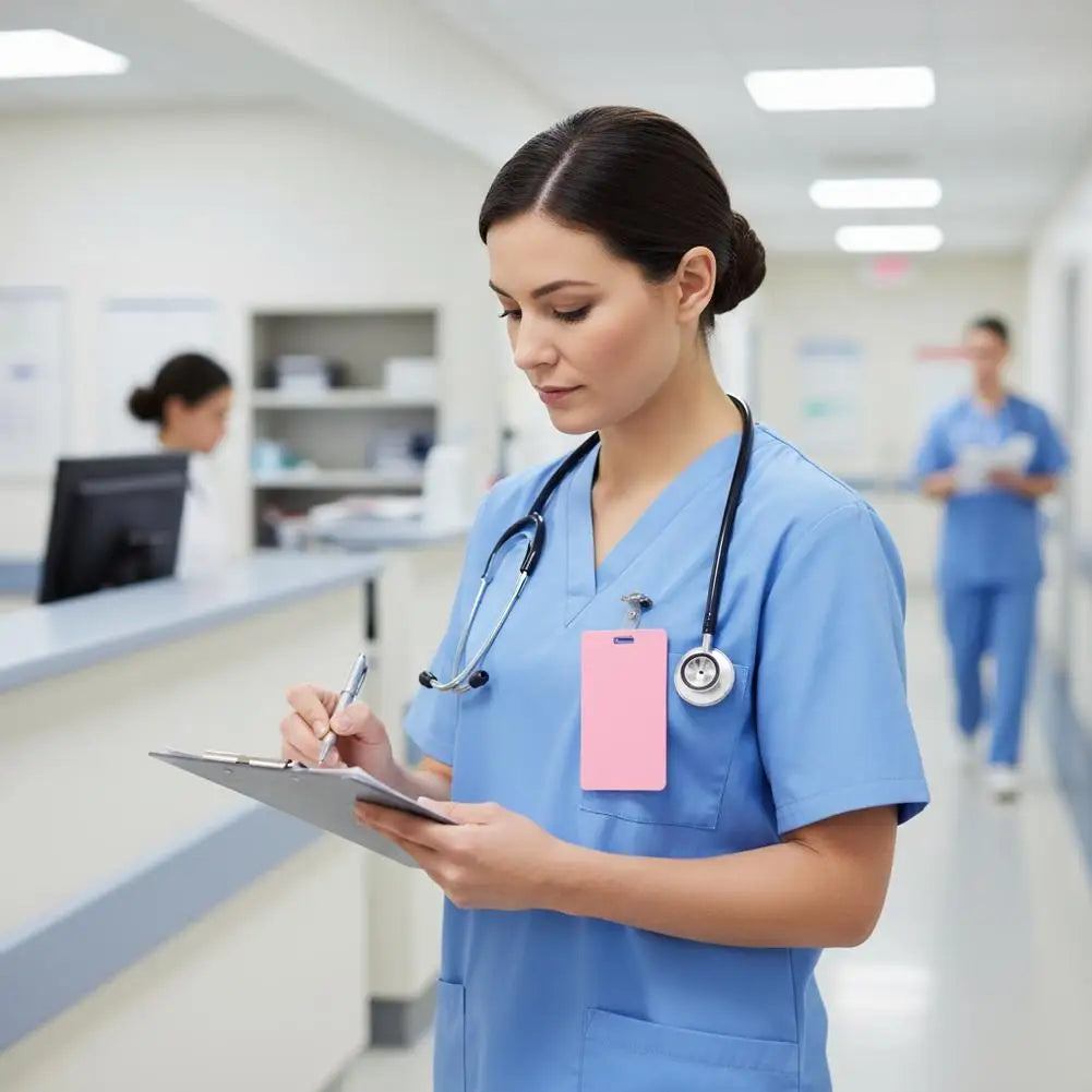 Reusable Erasable Badge Notepad & Pen for Nurses | Memo Card