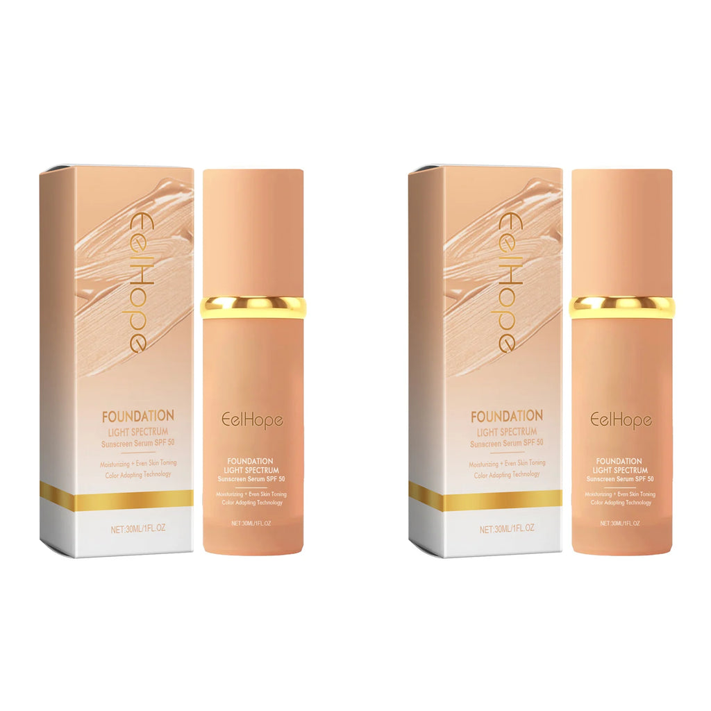Eelhope Color-Changing Foundation – Full Coverage & Hydrating Liquid Foundation Oasis Select Buy 1 Get 1 Free