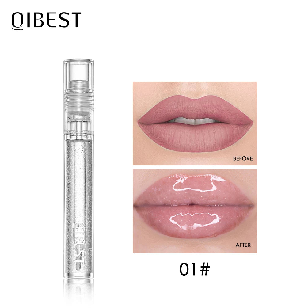 QIBEST Plumping Lip Gloss – Hydrating Long-Lasting Tint