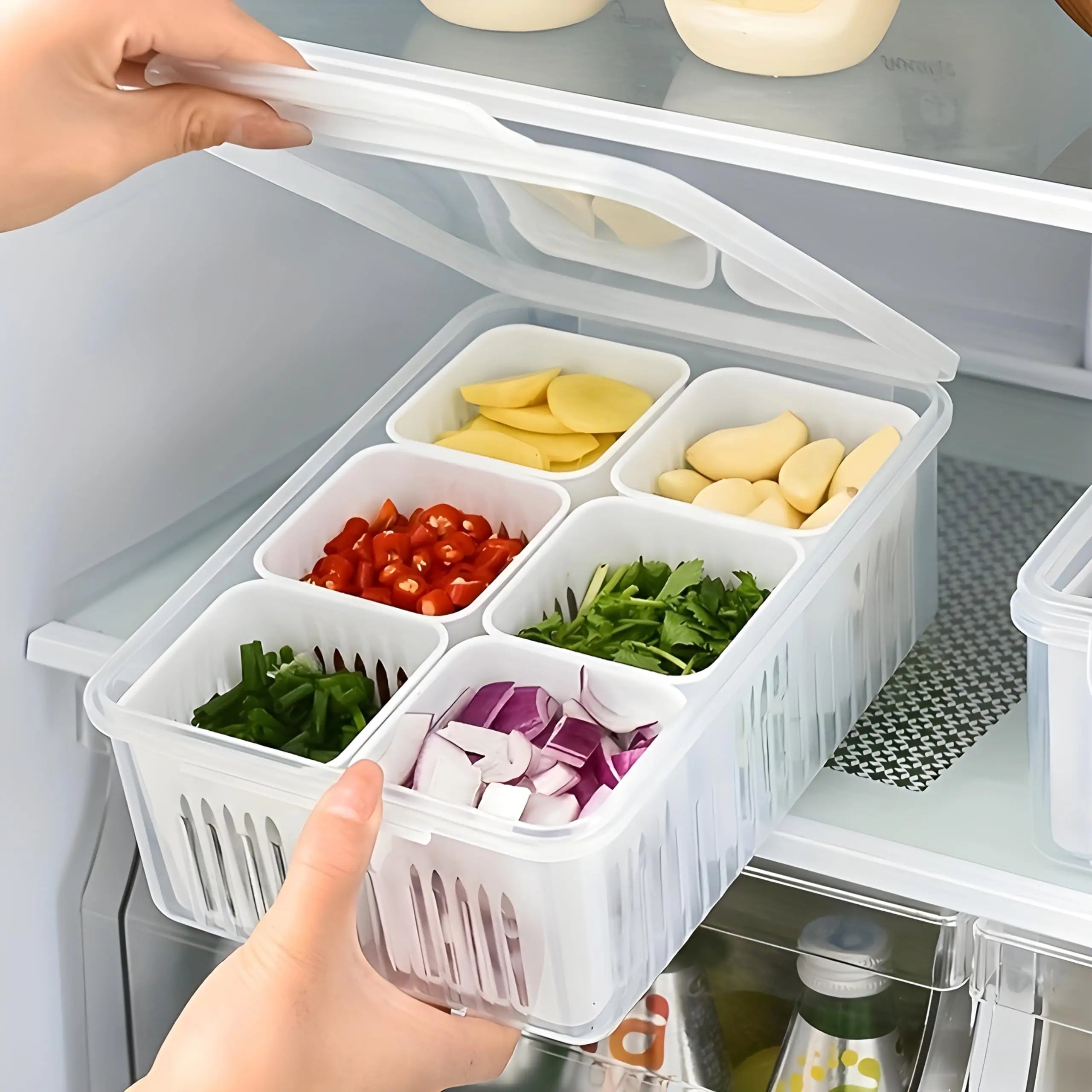 Freezer Storage Containers, Container for Kitchen Storage Set, Storage in Kitchen, Vegetable Storage Oasis Select Clear