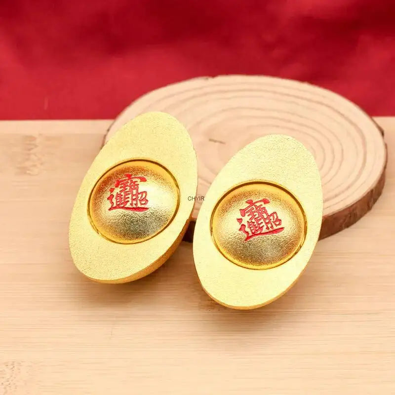 Red Oil Rotating Ornament Rotatable Desktop Decoration Living Room Opening Decoration Oasis Select